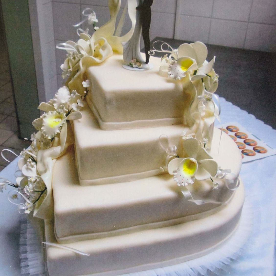 Schlickys Cafe und Konditorei Esens Hochzeitstorte
